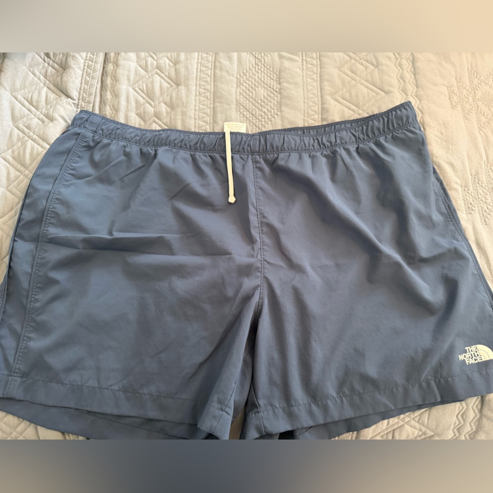 The North Face Men’s Slate Blue Swim Shorts with Drawstring
